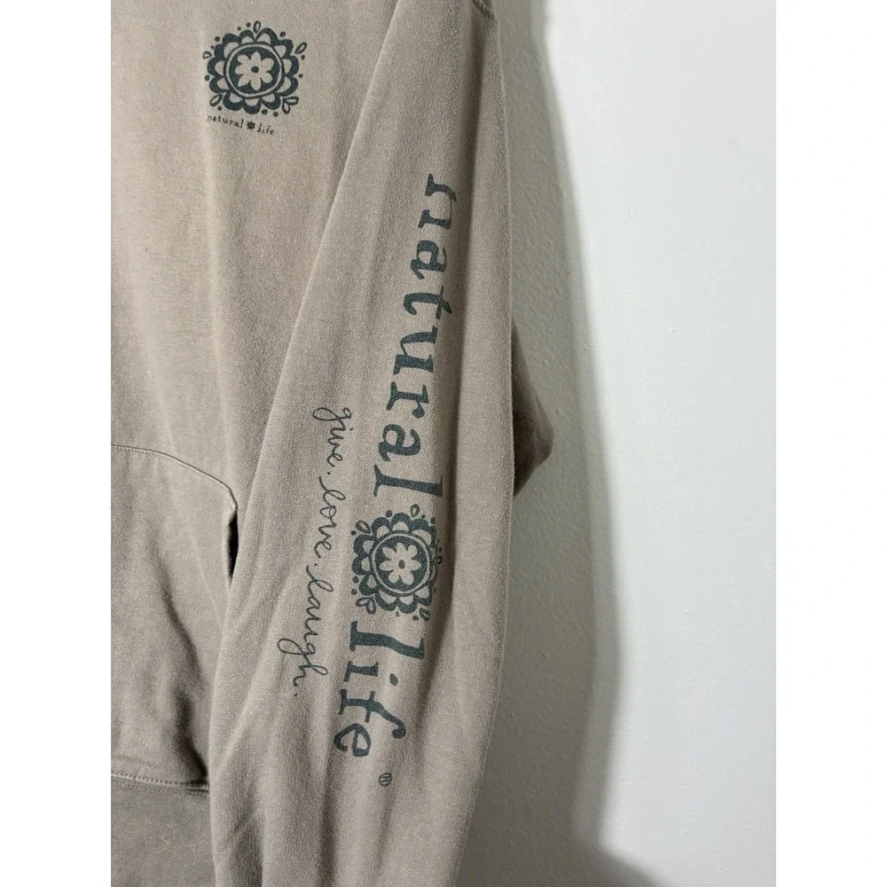 Natural Life Hoodie Sz Small‎ Brown Outdoor